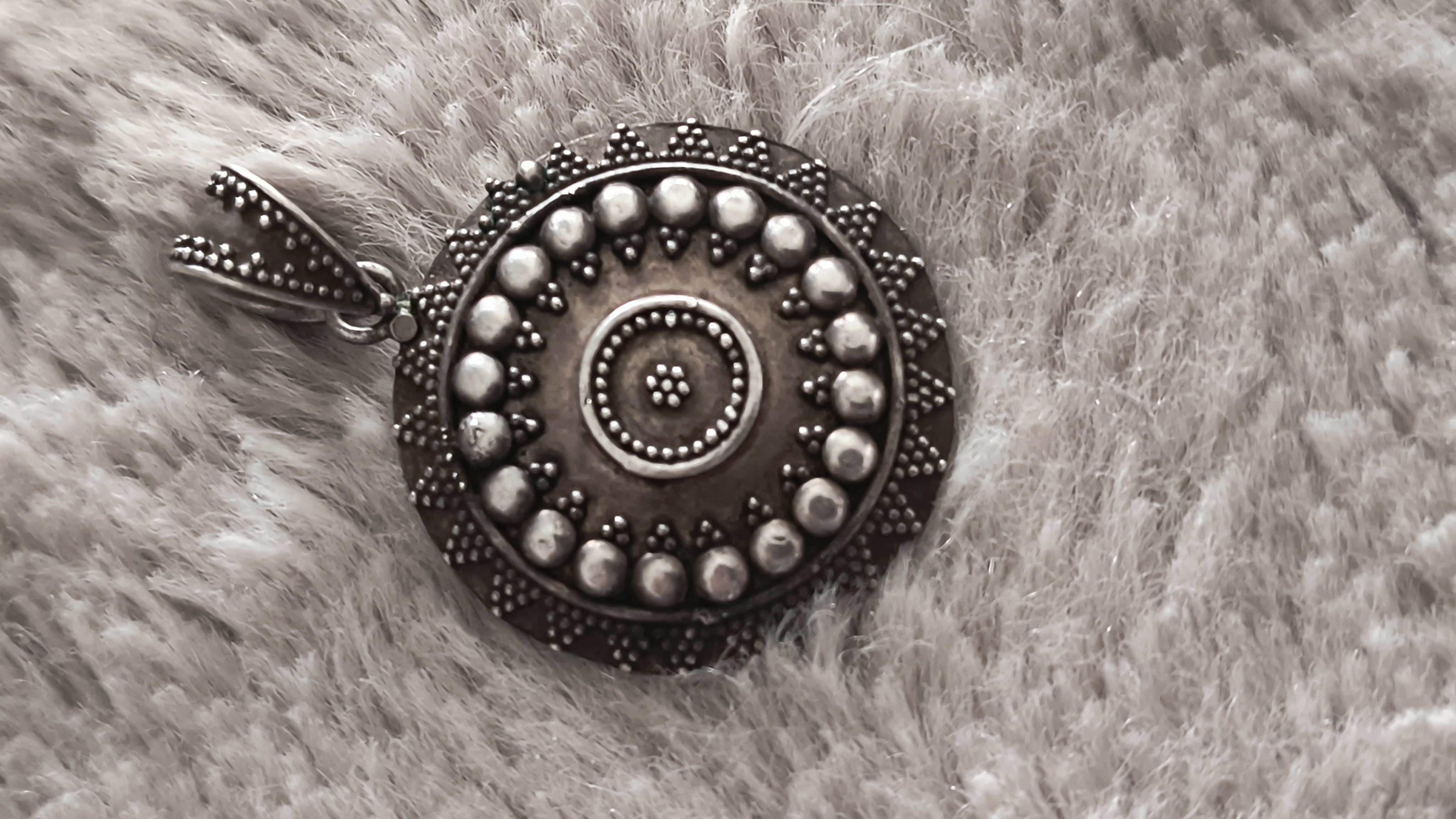 Flower Silver Pendant