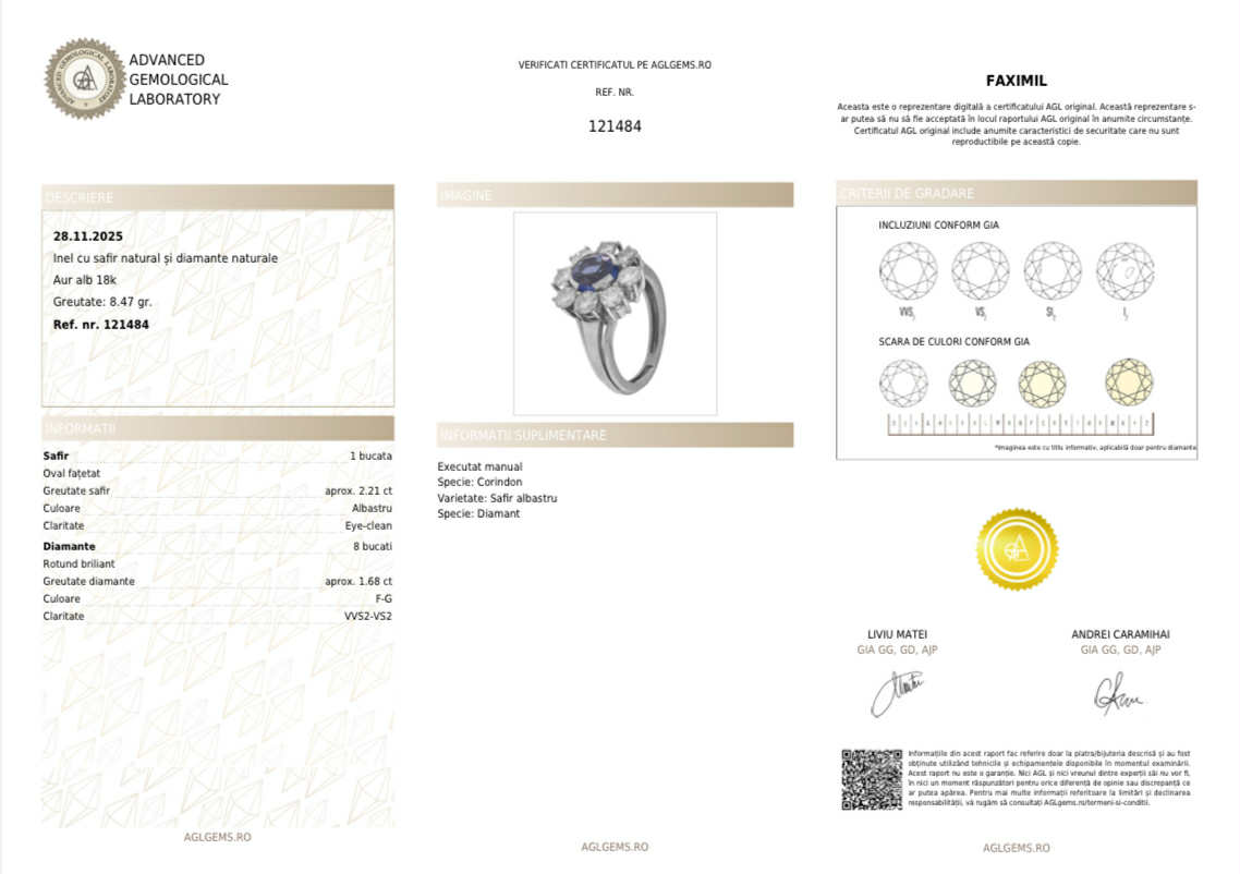 Certificate and ring